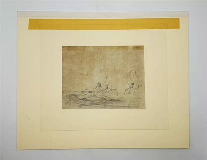 William Anderson (1757-1837) Watercolour Painting - Ships & Boats At Sea