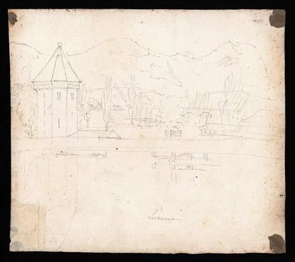 Elizabeth Campbell (1783-1861) Watercolour Painting - Werthenstein, Entlebuch, Lucerne Switzerland 1821