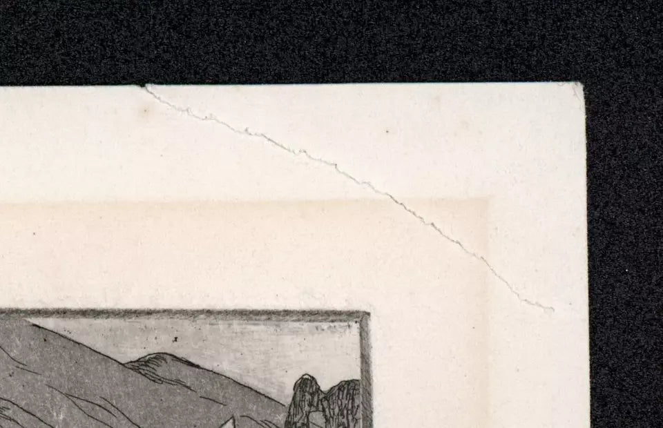 Rudolph Carl Von Ripper (1905-1960) - Pencil Signed Etching - World War Two Scene 1946 – WW2