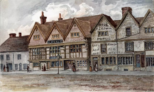 Canterbury Kent 1878 - Watercolour Painting - Algerina Peckover (1841-1927)
