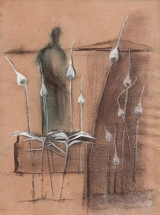 Dorothy Kirkbride (1926-2011) Watercolour Painting - Abstract Greek Study - 20th Century