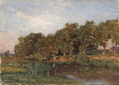 Sir Herbert Hughes Stanton (1870-1937) Watercolour Painting - 1914 - Landscape