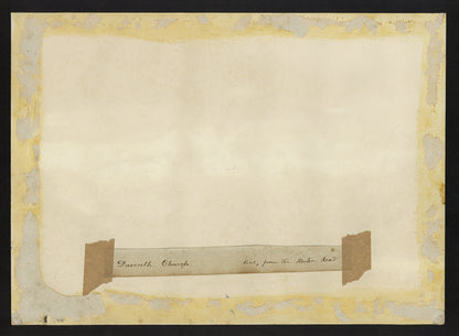 William Hubbard (1804-1870) Watercolour Painting - St Margaret Church Darenth Kent