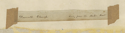 William Hubbard (1804-1870) Watercolour Painting - St Margaret Church Darenth Kent