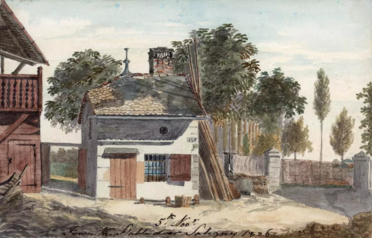 Elizabeth Campbell (1783-1861) Watercolour Painting - Satigny, Switzerland 1826