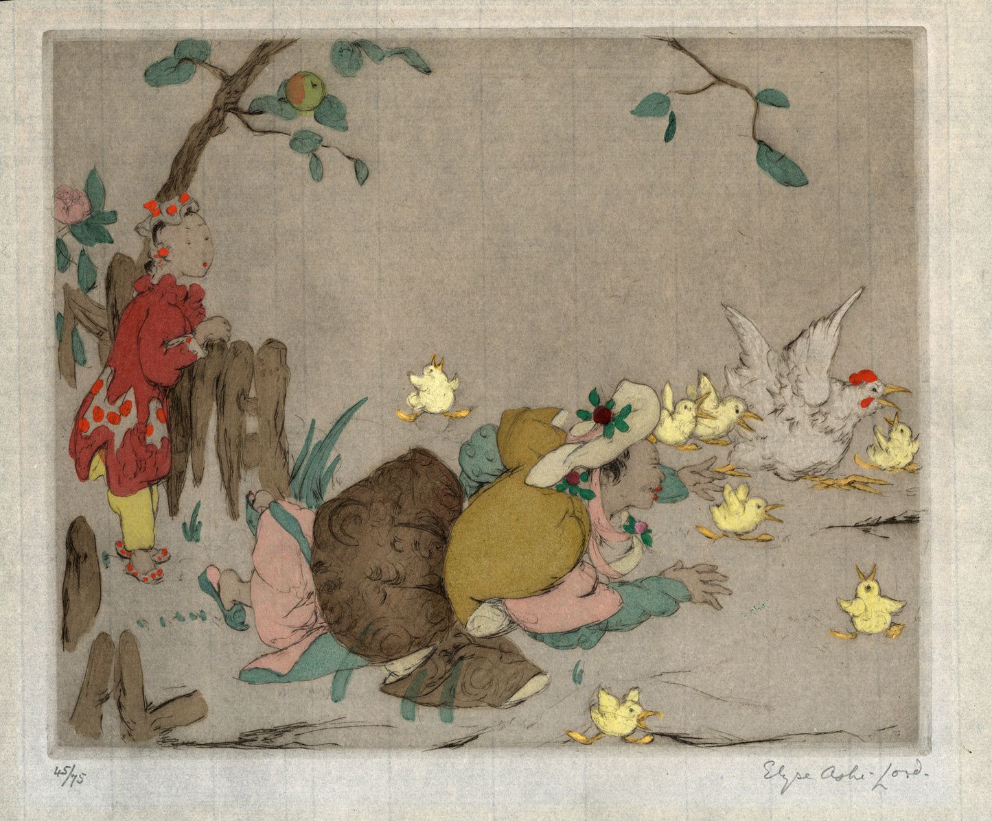 Elyse Ashe Lord (1900-1971) - Signed Etching - 45/75