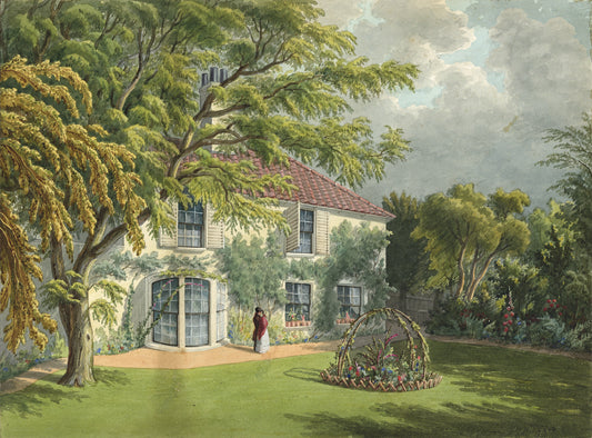 William Hubbard (1804-1870) - Watercolour Painting - Charles Swaisland’s House Crayford 1846