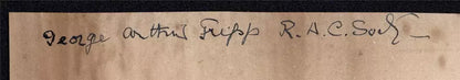 George Arthur Fripp (1813-1896) Watercolour Painting - Splugen Switzerland 1884