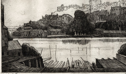 Joseph Webb (1908-1962) Pencil Signed Etching - Windsor Castle