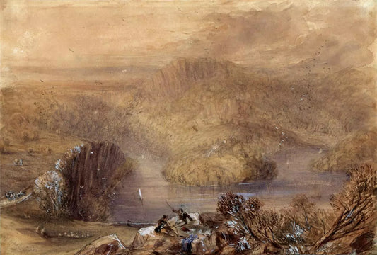 Charles Walter Radclyffe (1817-1903) Watercolour Painting - Near Chepstow Wales