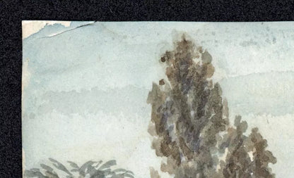 Elizabeth Campbell (1783-1861) Watercolour Painting - Satigny, Switzerland 1826