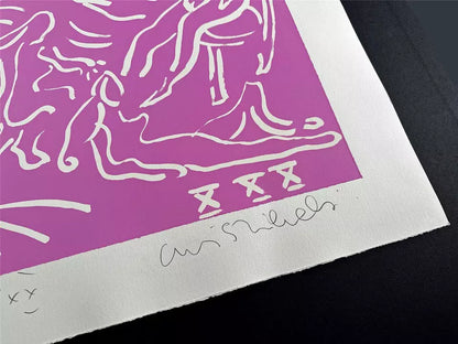 Adrian Wiszniewski - Pencil Signed Screenprint - Untitled - 19/20