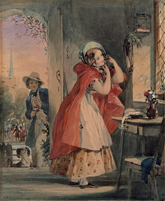 Francis Philip Stephanoff (1788-1860) Watercolour Painting - 19th Century