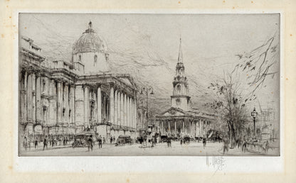 William Walcot (1874-1943) Signed Etching - The National Gallery, London