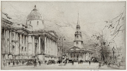 William Walcot (1874-1943) Signed Etching - The National Gallery, London