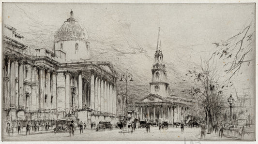 William Walcot (1874-1943) Signed Etching - The National Gallery, London