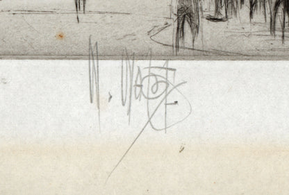 William Walcot (1874-1943) Signed Etching - The National Gallery, London