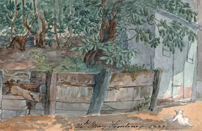 Elizabeth Campbell (1783-1861) Watercolour Painting 1827 - Frontenex Switzerland
