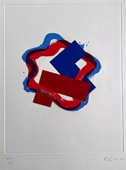 Richard Smith (1931-2016) - Pencil Signed Screenprint & Aquatint - 1991 - 19/20