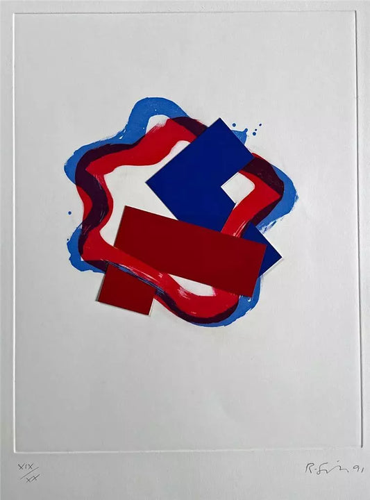 Richard Smith (1931-2016) - Pencil Signed Screenprint & Aquatint - 1991 - 19/20