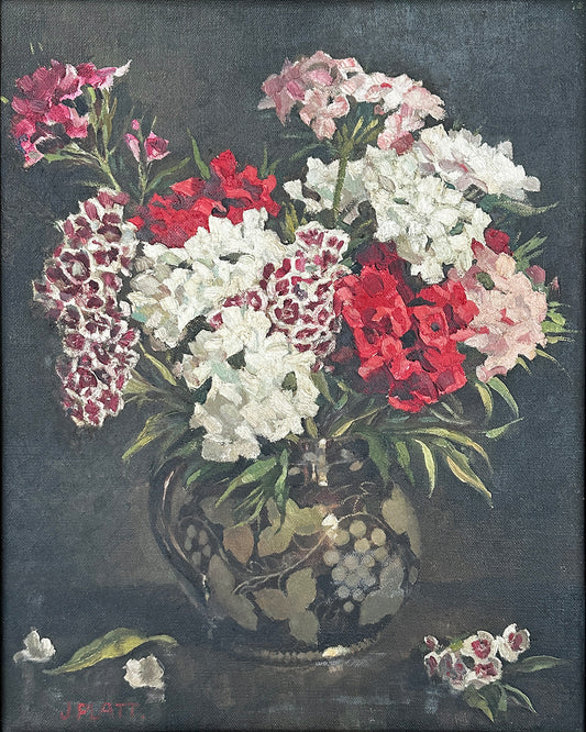 Joyce Platt (1920-2010) Oil Painting - The Lustre Jug 1940
