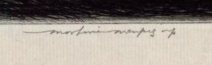 Mortimer Luddington Menpes (1855-1938) - Pencil Signed Etching - Scutari, Turkey