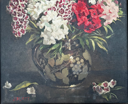 Joyce Platt (1920-2010) Oil Painting - The Lustre Jug 1940