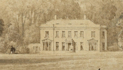 John Preston Neale (1780-1847) Watercolour Painting Sunninghill Park Berkshire2