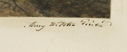 Mary Webster (1794-1883) - Watercolour Painting - Richborough Castle Kent 18432