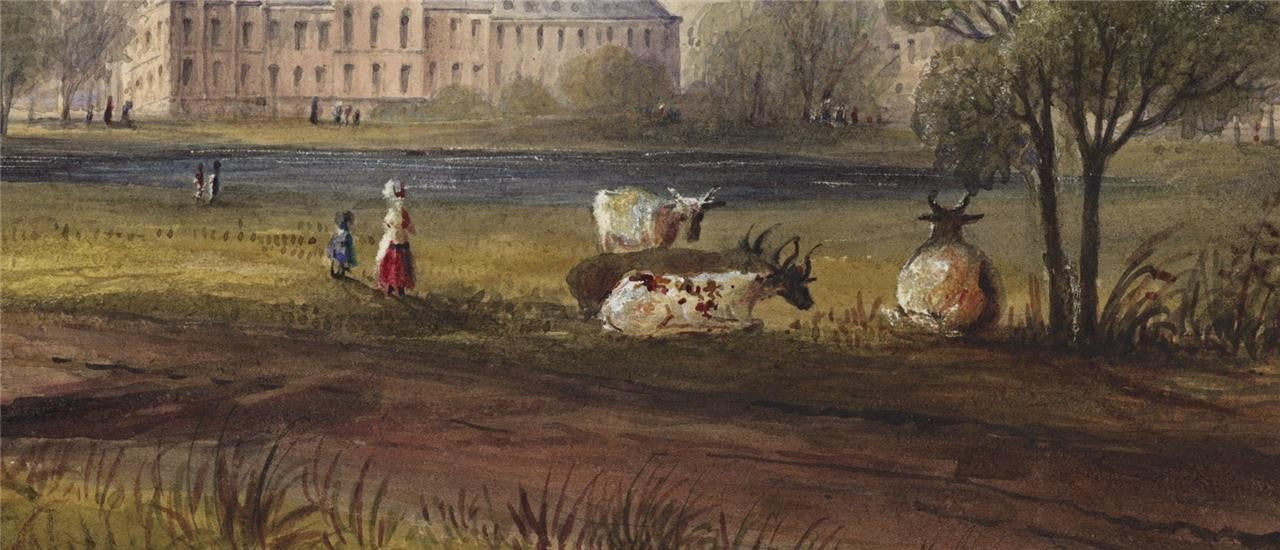 Mary Webster (1794-1883) Watercolour Painting - Kensington Palace London 18388