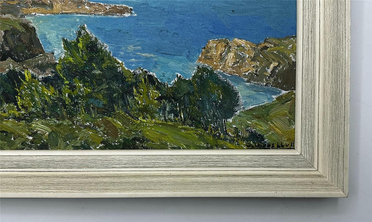 Joan Vives Llull (1901-1982) - Oil Painting - Coastal Landscape6