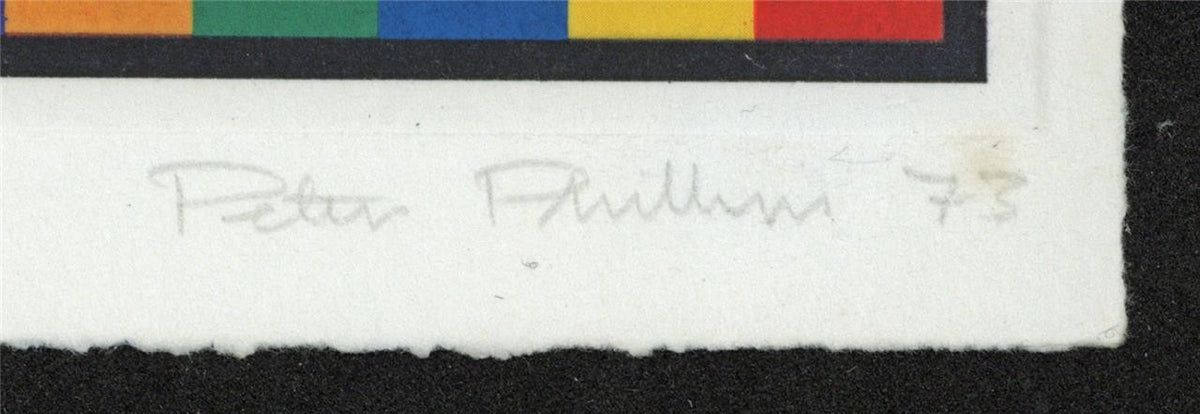 Peter Phillips - Pencil Signed Screenprint - Untitled 19732