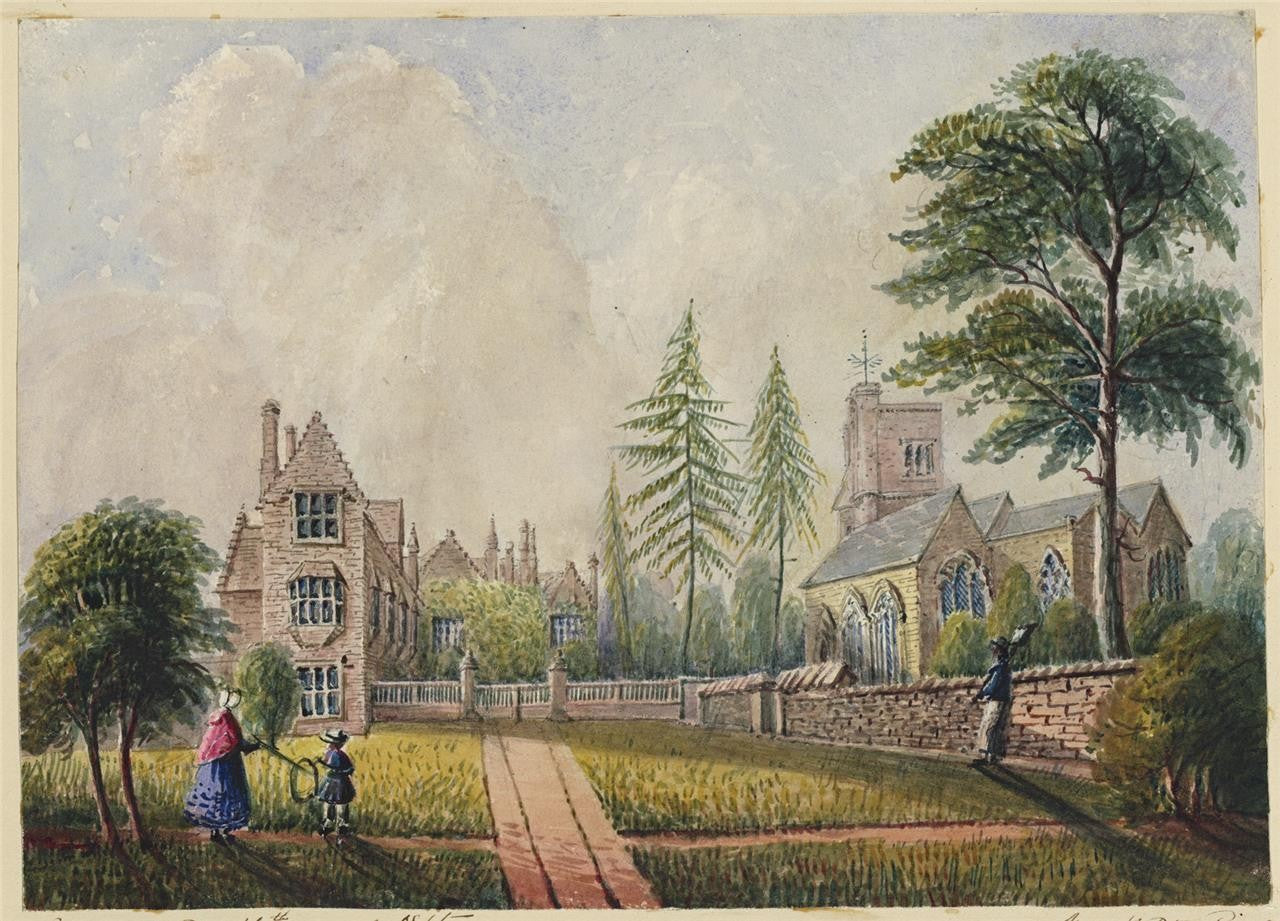 Mary Webster (1794-1883) Watercolour Painting - Chenies Buckinghamshire 18450