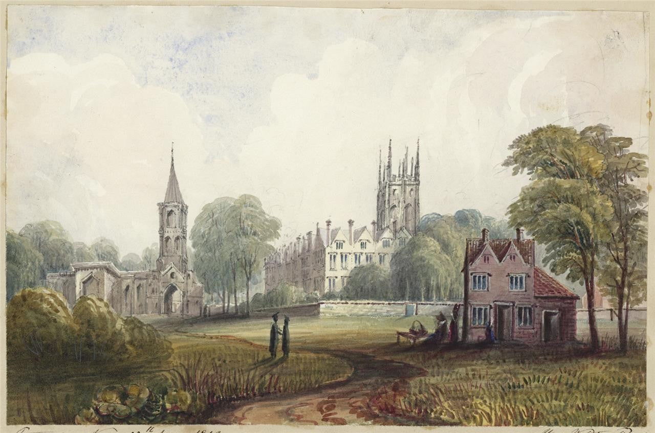 Mary Webster (1794-1883) Watercolour Painting - Merton College Oxford 18400