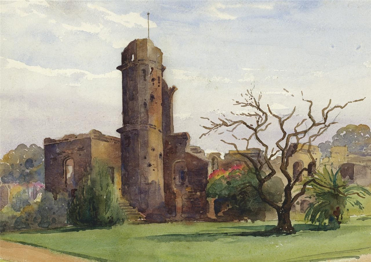 Lucknow India 1908 - Watercolour Painting - Arthur Herbert Hussey (1863-1923)3