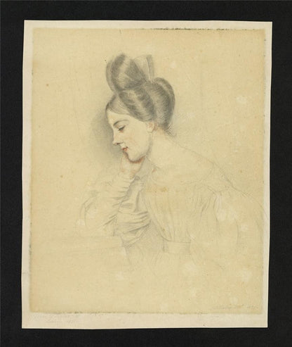Isaac Wane Slater (1784-1836) Watercolour Painting Portrait Of A Lady 18314