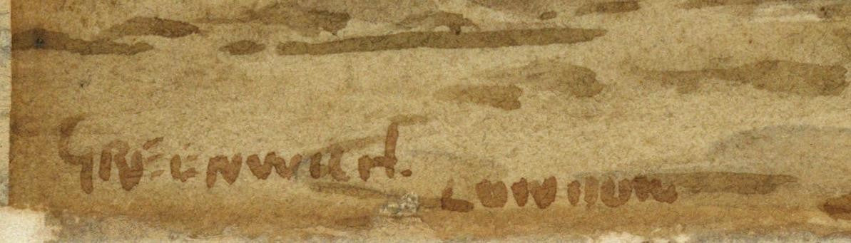 Frederick William Scarborough (18601939) Watercolour Painting Greenwich London3