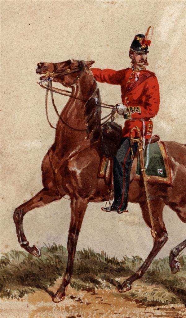 Orlando Norie (1832-1901) - Watercolour Painting - 5th Fusiliers - 18624