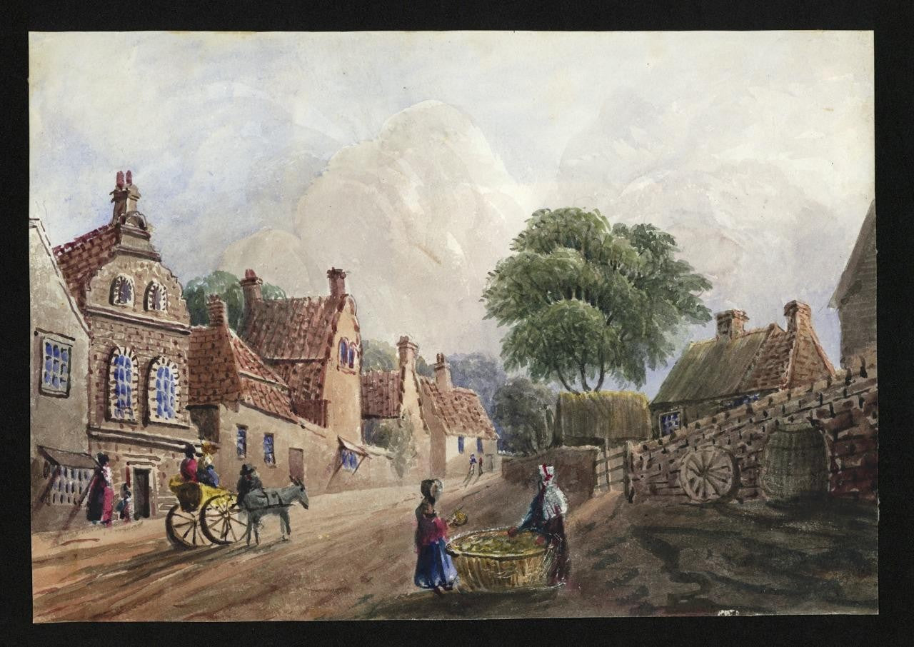Mary Webster (1794-1883) Watercolour Painting - Reading Street Broadstairs 18431