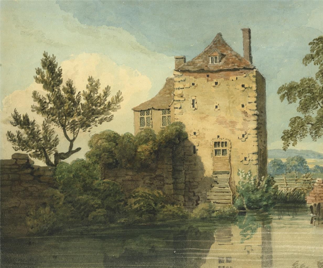 Anne Clark Watercolour Painting Part Of The Old Walls At Canterbury 18162