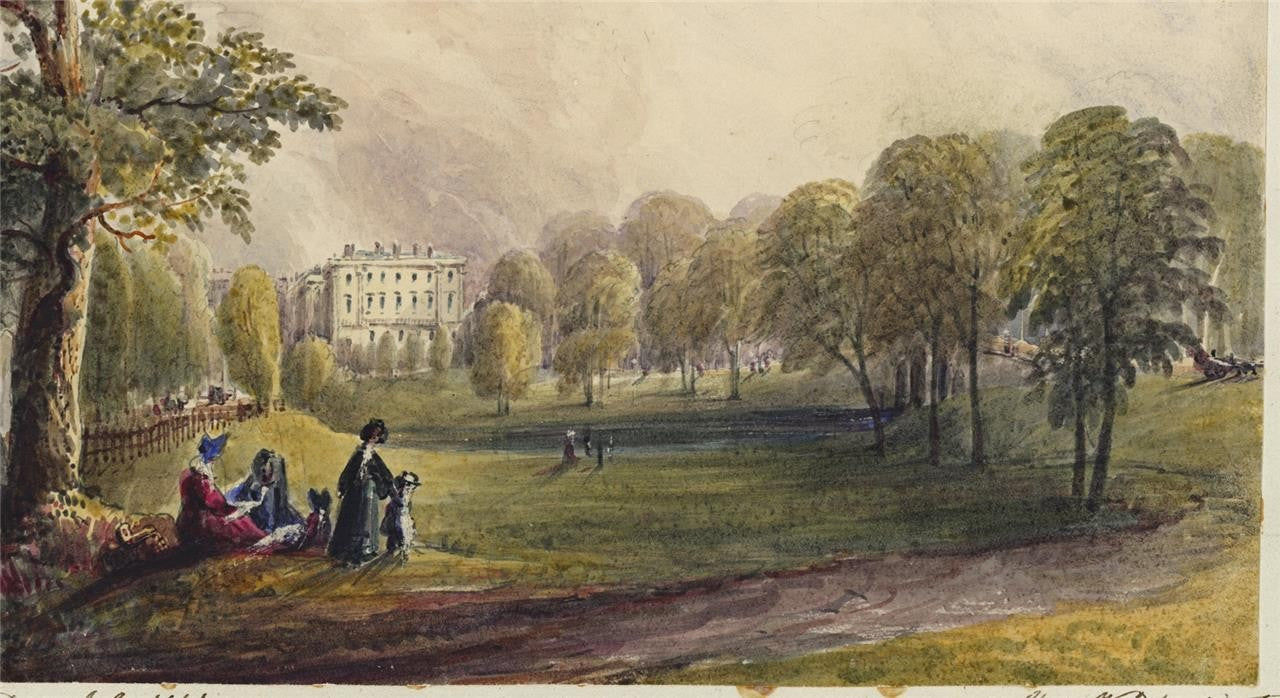 Mary Webster (1794-1883) Watercolour Painting Apsley House Hyde Park London 18416