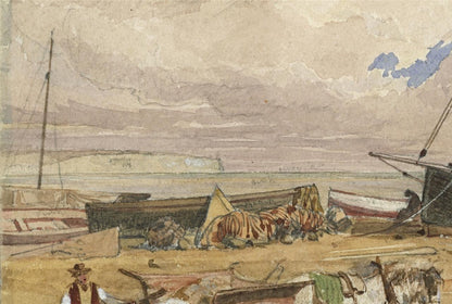 G. R. Smith Watercolour Painting Shanklin Isle Of Wight 1882  19th Century7