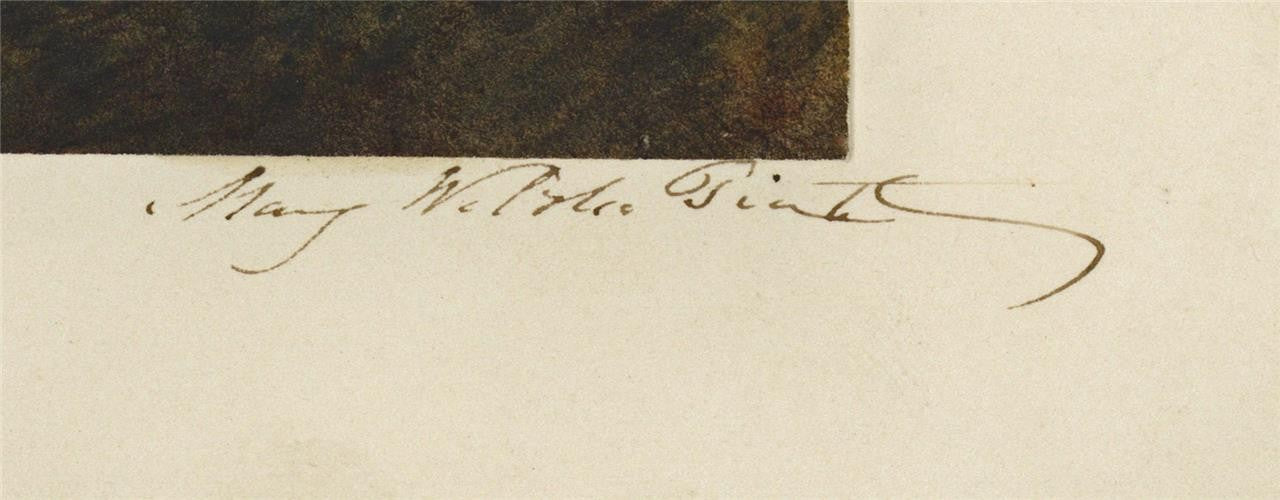 Mary Webster (1794-1883) Watercolour Painting - Dane John Mound Canterbury 18432