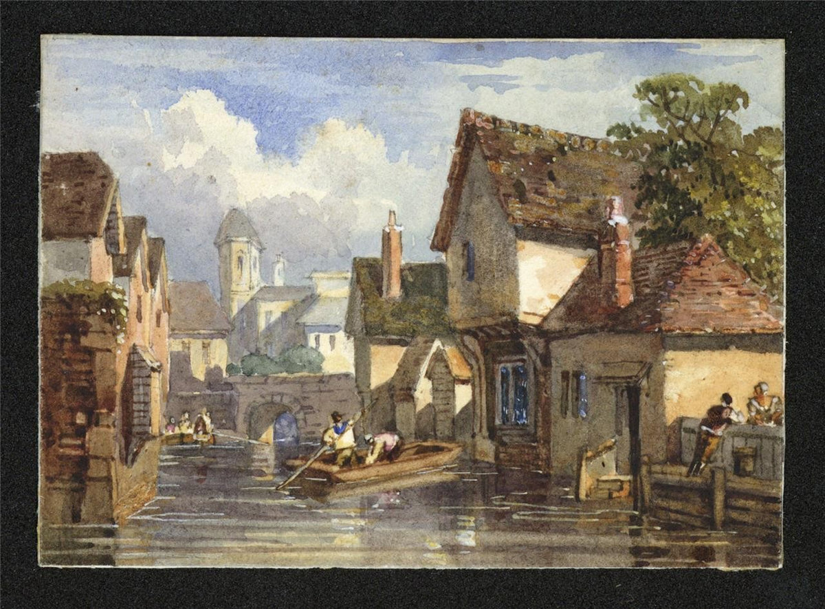 Style Of Samuel Prout - Miniature Watercolour Painting - 19th Century - 31