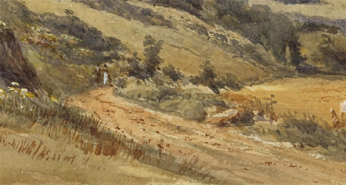 James Maurice Primrose (1819-1892) Watercolour Painting - Rural Landscape 18912