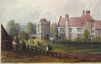 Mary Webster (1794-1883) Watercolour Painting - Michelham Abbey Priory 18425