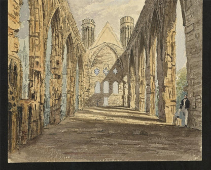James Wilcox (1778-1865) Painting St Stephen's Chapel Westminster London 18363