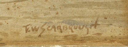 Frederick William Scarborough (18601939) Watercolour Painting Greenwich London2