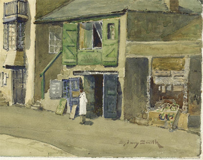 Sydney Smith (1912-1982) Watercolour Painting Street Scene - 20th Century3