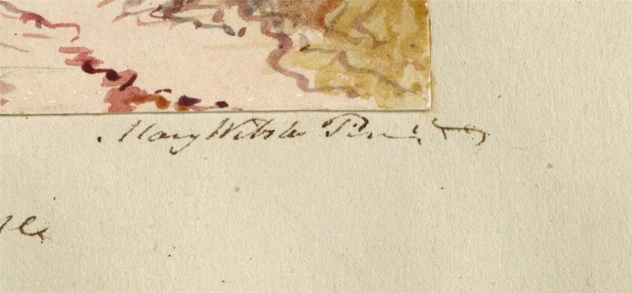 Mary Webster (1794-1883) Watercolour Painting - New Susans Eastbourne 18422